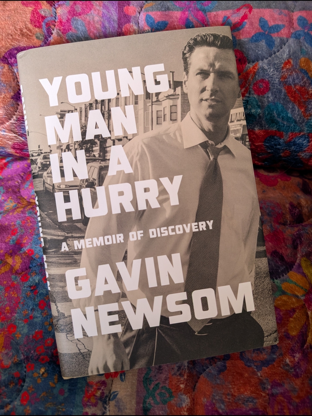 Hardcover Book: Young Man in a Hurry (Newsom, 2025)
